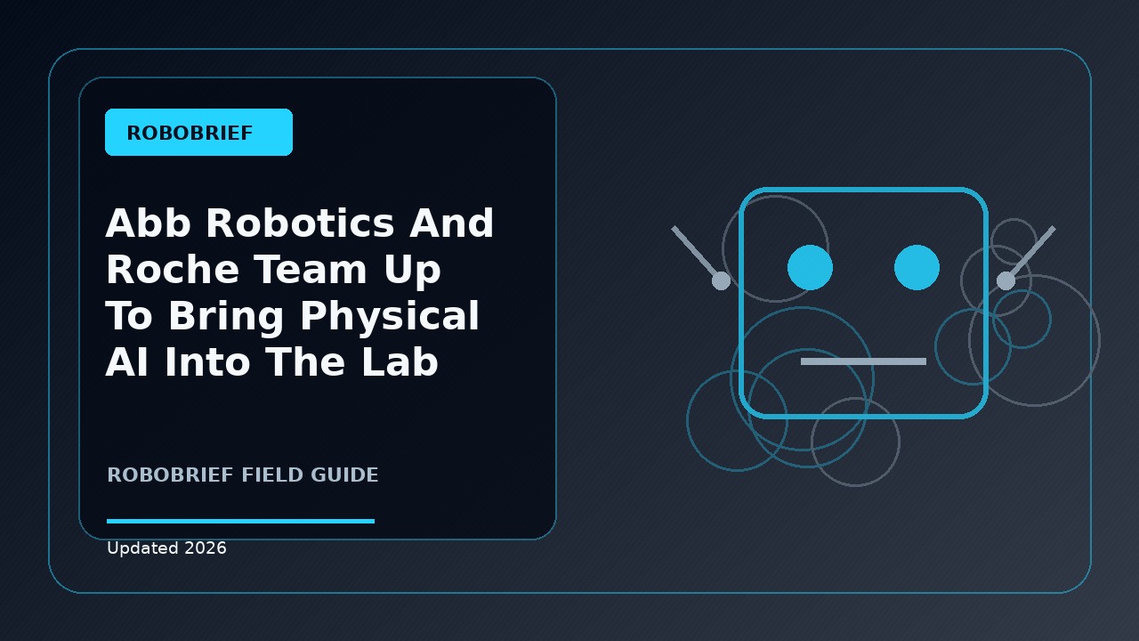 ABB Robotics and Roche Team Up to Bring Physical AI Into the Lab