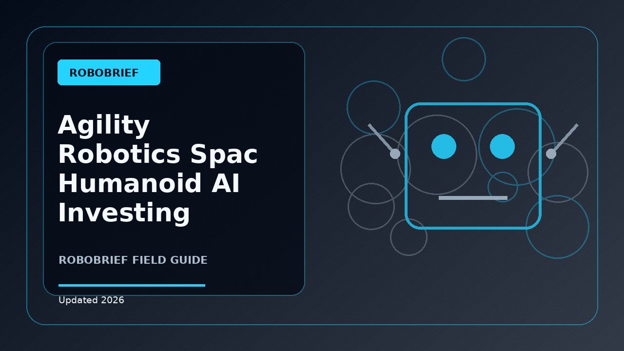 Agility Robotics' SPAC Deal Opens a Rare Door Into Humanoid AI