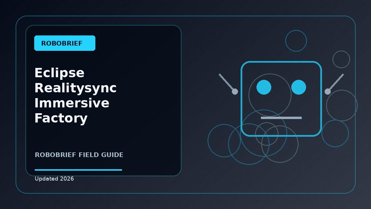 Walk Your Factory Before You Build It: Eclipse Automation's RealitySync Changes How Manufacturers Buy Robots