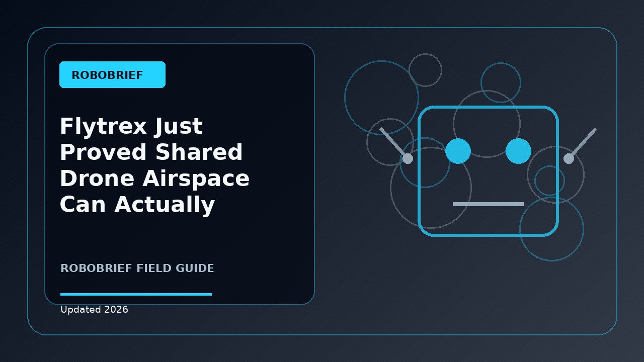 Flytrex Just Proved Shared Drone Airspace Can Actually Work at Scale