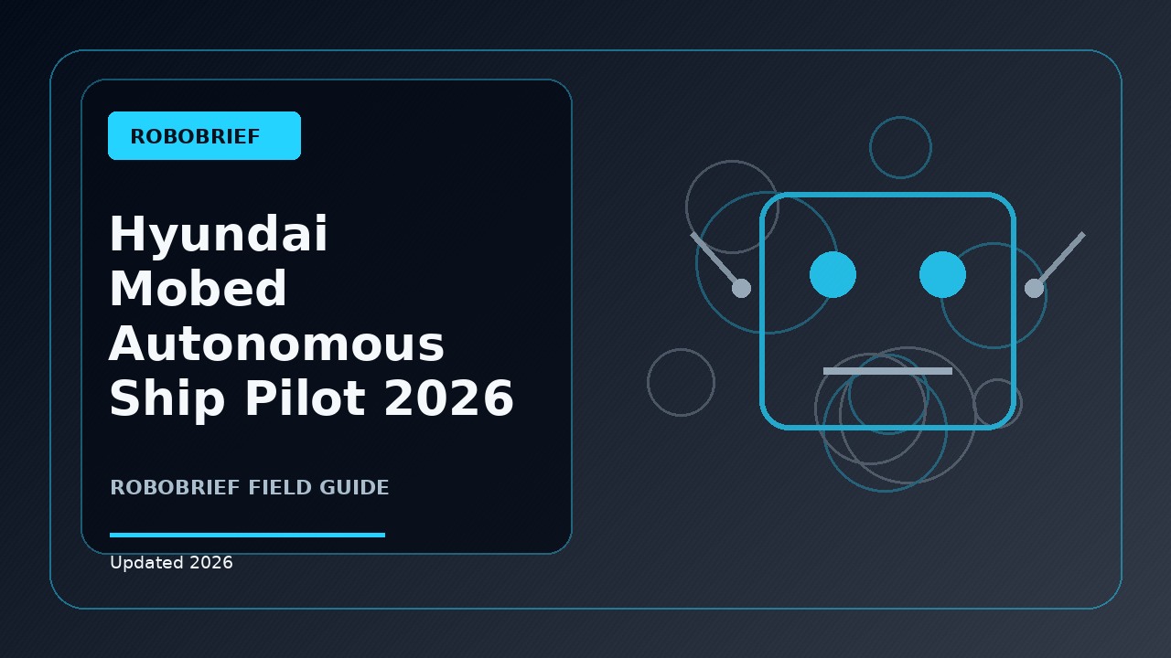 Hyundai's MobED Ship Pilot Puts Small Autonomous Robots Into a Harder Workplace