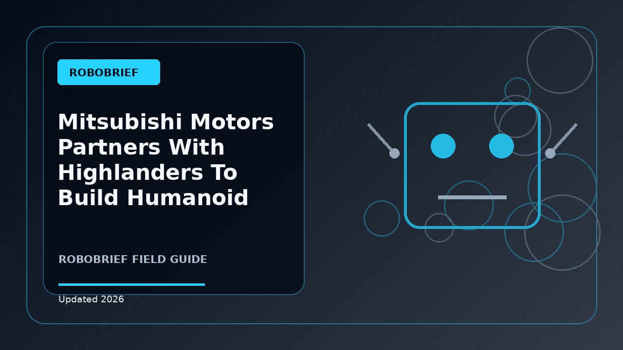 Mitsubishi Motors Partners With Highlanders to Build Humanoid Robots in Kyoto by 2027