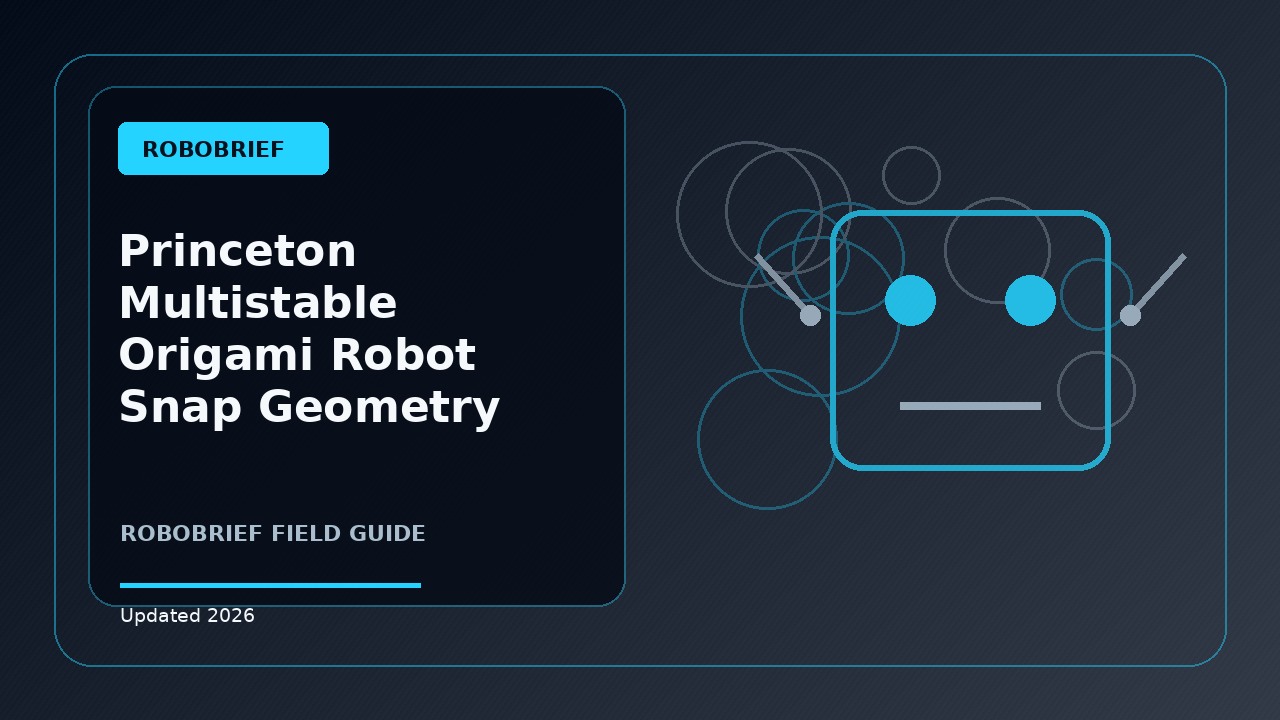 Princeton's Snap-Together Robot Shows Why Geometry Still Matters