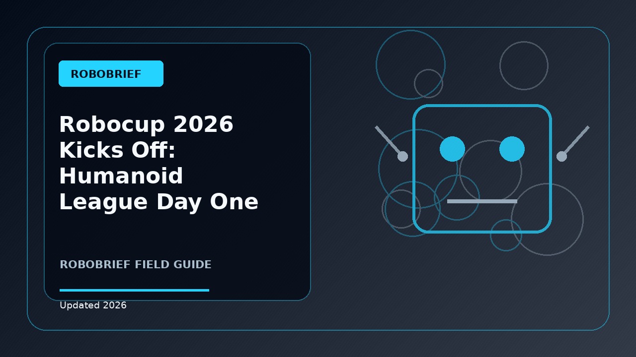 RoboCup 2026 Kicks Off: Humanoid League Day One Highlights