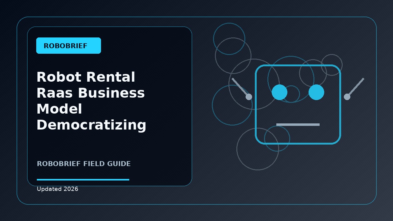 You Won't Buy the Robot. You'll Rent It—And That Changes Everything