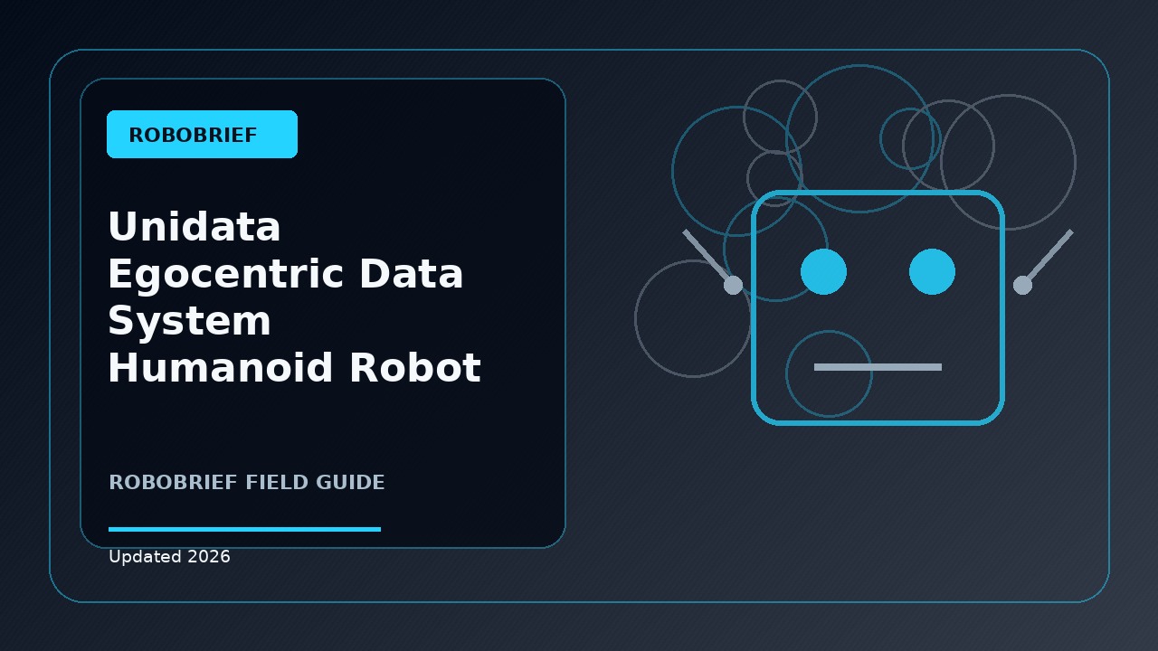 Unidata's Egocentric Data System Tackles Humanoid Robotics' Biggest Bottleneck