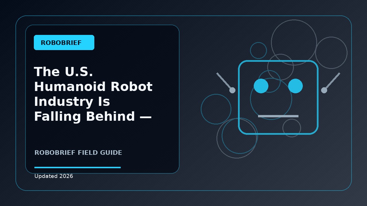 The U.S. Humanoid Robot Industry Is Falling Behind — and a Think Tank Is Sounding the Alarm